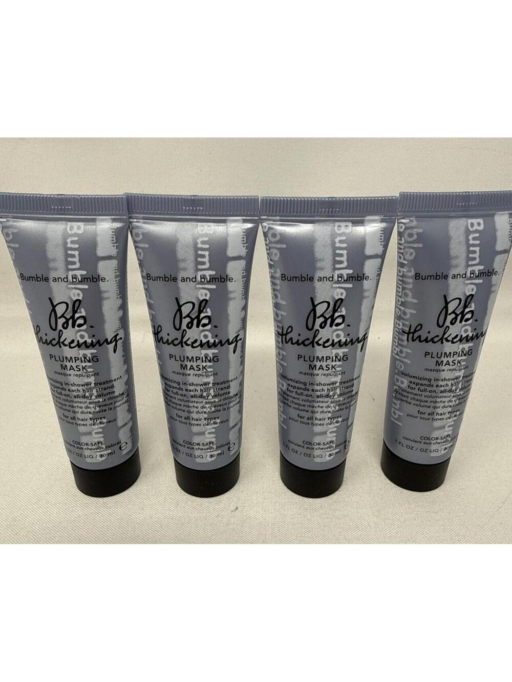 4 Bumble & Bumble Thickening Plumping Mask - Set Of 4 x 1 Oz. / 30mL  CJ#103